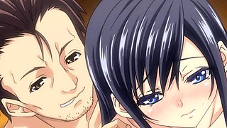 Busty Anime Maid with Big Cock Action
