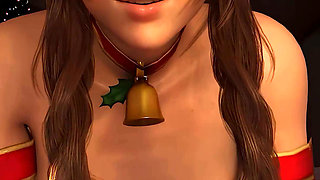 Aerith Xmas POV Cowgirl Ride - Final Fantasy 7 3D Animation