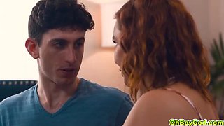 Natasha Nice Teaches Step Son How To Last Longer - Hot MILF Blowjob & Titty Fuck Training