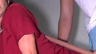 Stuck MILF Alondra Trapped in Stairwell Used by Perverted Tenant - Deepthroat & Facial