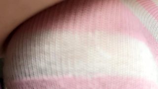 Bondage fetish solo toying hussy