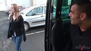 Pussy Loving Bitch Came To Van With Stranger When See Girl In There 32 Min With Lady Bug