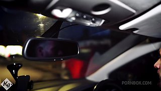 Busty Blonde Street Slut Meets a Handsome Client