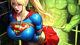 Supergirl, manga porn, anime hentai