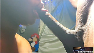 She Wouldn't Stop Sucking Dick Slurping Him Until He Nut!!!