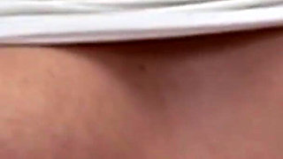 Blonde teen with natural tits gets slammed in the bathroom