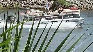 Sparks Go Wild Fucking While Wearing Thongs on the Beach