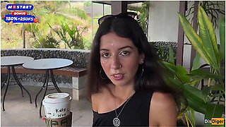 Katty West In Blowjob In A Public Toilet Starbucks And Cumwalk - She Drinks Coffee With Cum On Face Among People