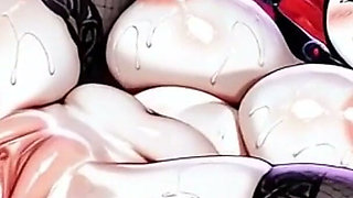Anime Girl Pussy Destroyed - Crazy Loud Moans & Filled with Thick Cum