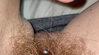 One Hair Heaven as a Single Pube Gets Caught Around My Clit Piercing