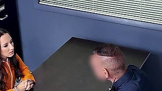 Caught Shoplifting Again! Freya Von Doom Faces the Perv Officer's Punishment