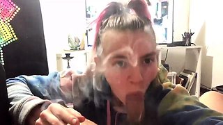 Amateur Latina Teen Babe POV Interracial Facial