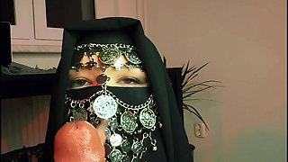 Hands of the Devil: Muslim Girl Jerks Off with Oil and Twerks Her Taboo Juicy Ass