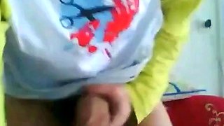Monster Amateur Cock on Webcam