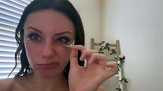 Sexy Emo Teen Dildoing And Foot Fetish