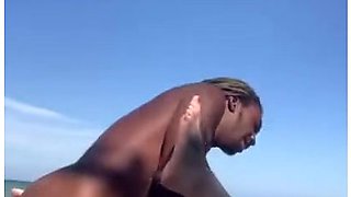 White Girl Gets Bbc On Jamacian Beach All Positions