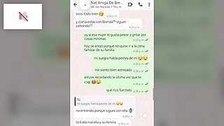 Hot Chat with My Girlfriend's Friend with Happy Final