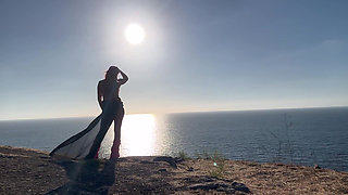 Italian Big Tits Artemisia Love Hiking Outdoor Sexy Clothes Big Boobs Fetish Close up