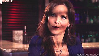 Alluring tight mature lady mind-blowing sex scene