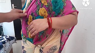 Stepmother-in-law And Stepson-in-law In The House But Romance In Hindi Audio