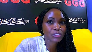 Black nurse who loves the taste of bukkake