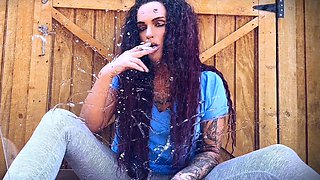 MistressRavenFD - Swallow My Phlegm & Smoke