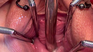 Sklavin S Fucks Her Piss Hole and Cervix at the Same Time