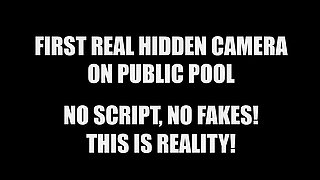 First Voyeur Cams on Real Public Pool