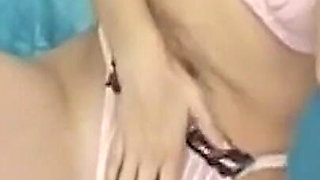 Busty Blonde Babe Fingers Her Dripping Wet Pussy to Ecstasy