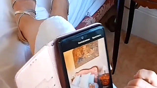 Selena's Natural Posing in Satin and Heels