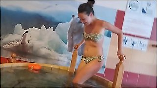 Public Flashing N Masturbation In Spa Center Among People # Totally Naked In Public Sauna
