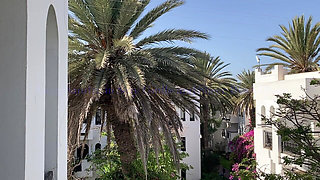 Aunty in Oc Girdle and Sheer Dress