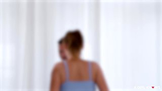 Sheila Ortega's Intense Lesbian Squirting in a Steamy Gym