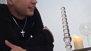 Threesome a Recently Legal Brown Haired Girl Gets Fucked in the Ass