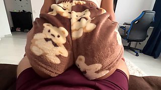 Kandy Luxs Step-Fantasy Humping: Morning Poundfest with Stepsister in Cozy Pajamas
