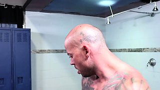 Skinny jock assfucked by horny DILF