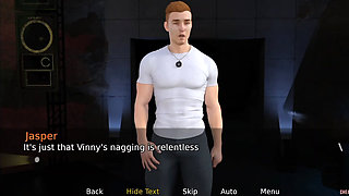 The great luck of having sex with the training partner in the bathroom.