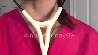 Stethoscope Exam and Strap-on Peggingyou're Here for Your Physical Exam