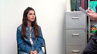 Busty teen likes his immense salami in cowgirl style