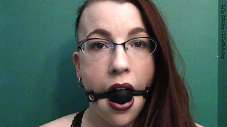 Ballgag Staring (wmv)