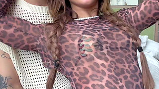 The new Italian girlfriend is eager to share the time with her boyfriend