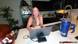 Slutty Dominant Boss Comes Over and Fucks Her Coworker and Makes Him Breed Her