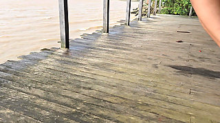 Walk on the riverside