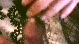 Swemature anal fuck, double sandwich with cock and dildo, cum play