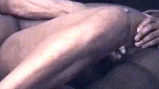 Daebone Cha #6 ebony rides and gets cum on great ass