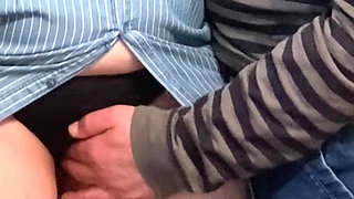 Pervert Fingers Under My Dress Fingering My Pussy