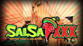 Curvy German MILF Emma Fox Loves Slurping Cock at SalsaXXX
