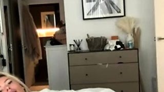 Blonde Babe Dildo JOI