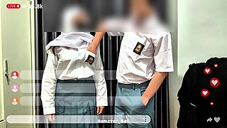 Rewind Livestream of Malay Students Trying Out Their New Uniforms 18+ on Instagram