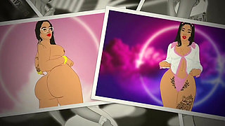 5 of the Sexiest Tranny's Tease and Please for Your Pleasure - Rayalla Jerks Her Big Dick, Miah Bouncer Her Bubblebutt in the Ba